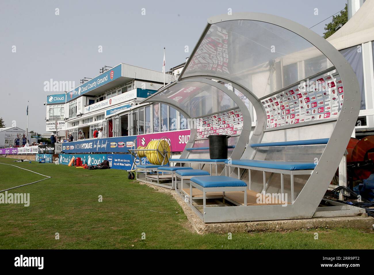 Allgemeine Sicht auf den Boden vor Essex CCC vs Middlesex CCC, LV Insurance County Championship Division 1 Cricket auf dem Cloud County Ground am 6 Stockfoto