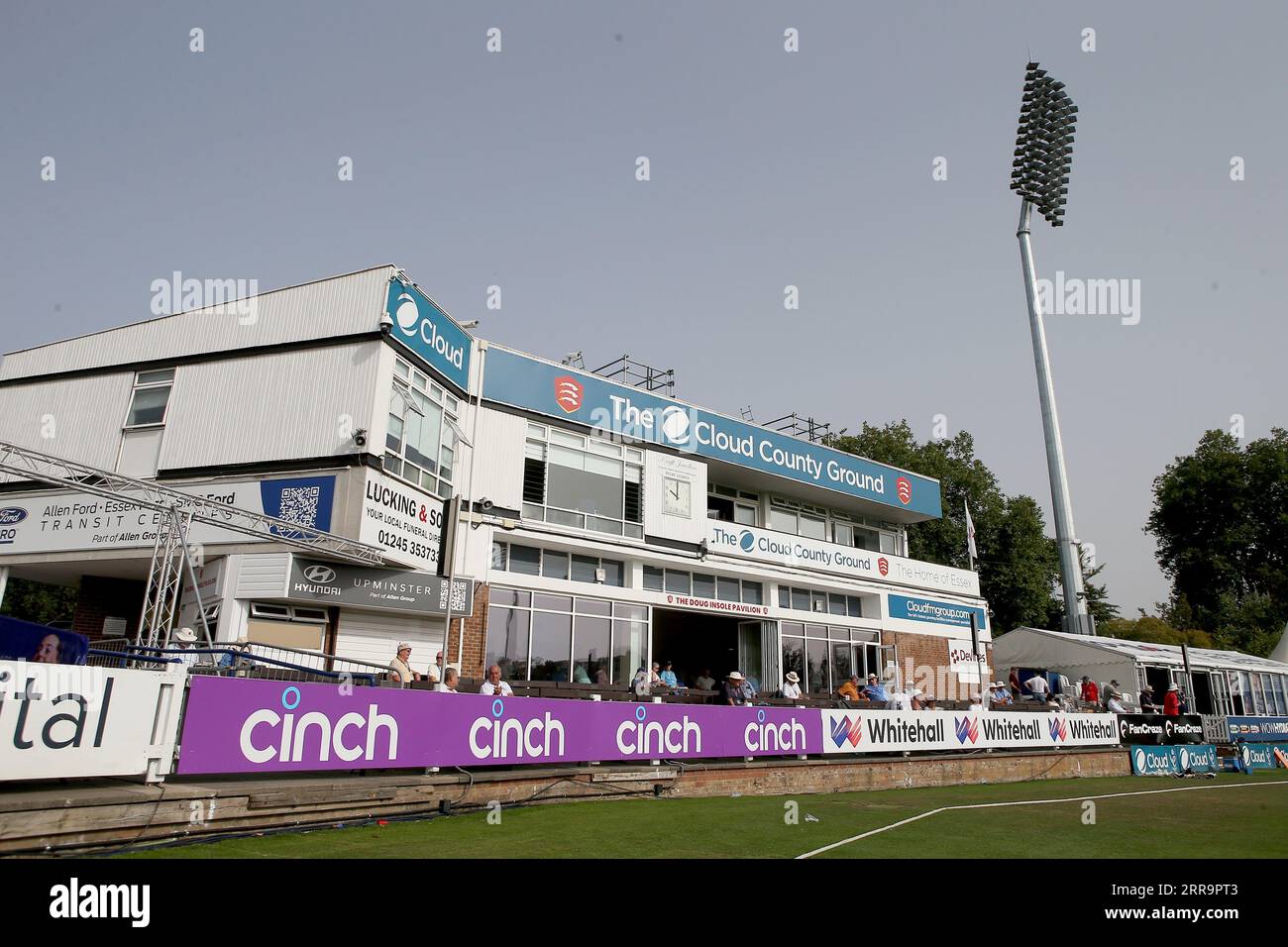 Allgemeine Sicht auf den Boden vor Essex CCC vs Middlesex CCC, LV Insurance County Championship Division 1 Cricket auf dem Cloud County Ground am 6 Stockfoto