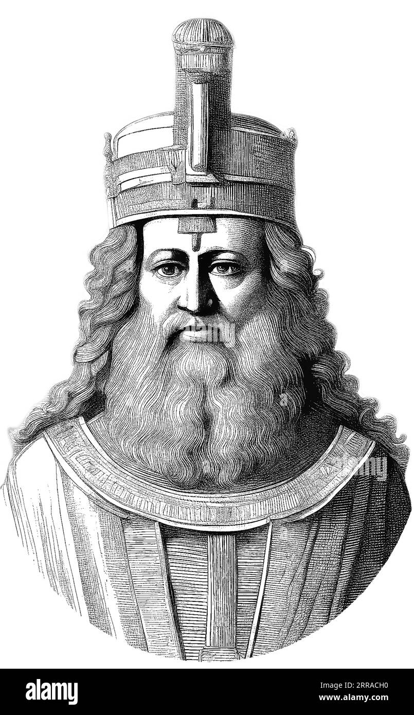 Nebukadnezar II., der König von Babylon Stock Vektor