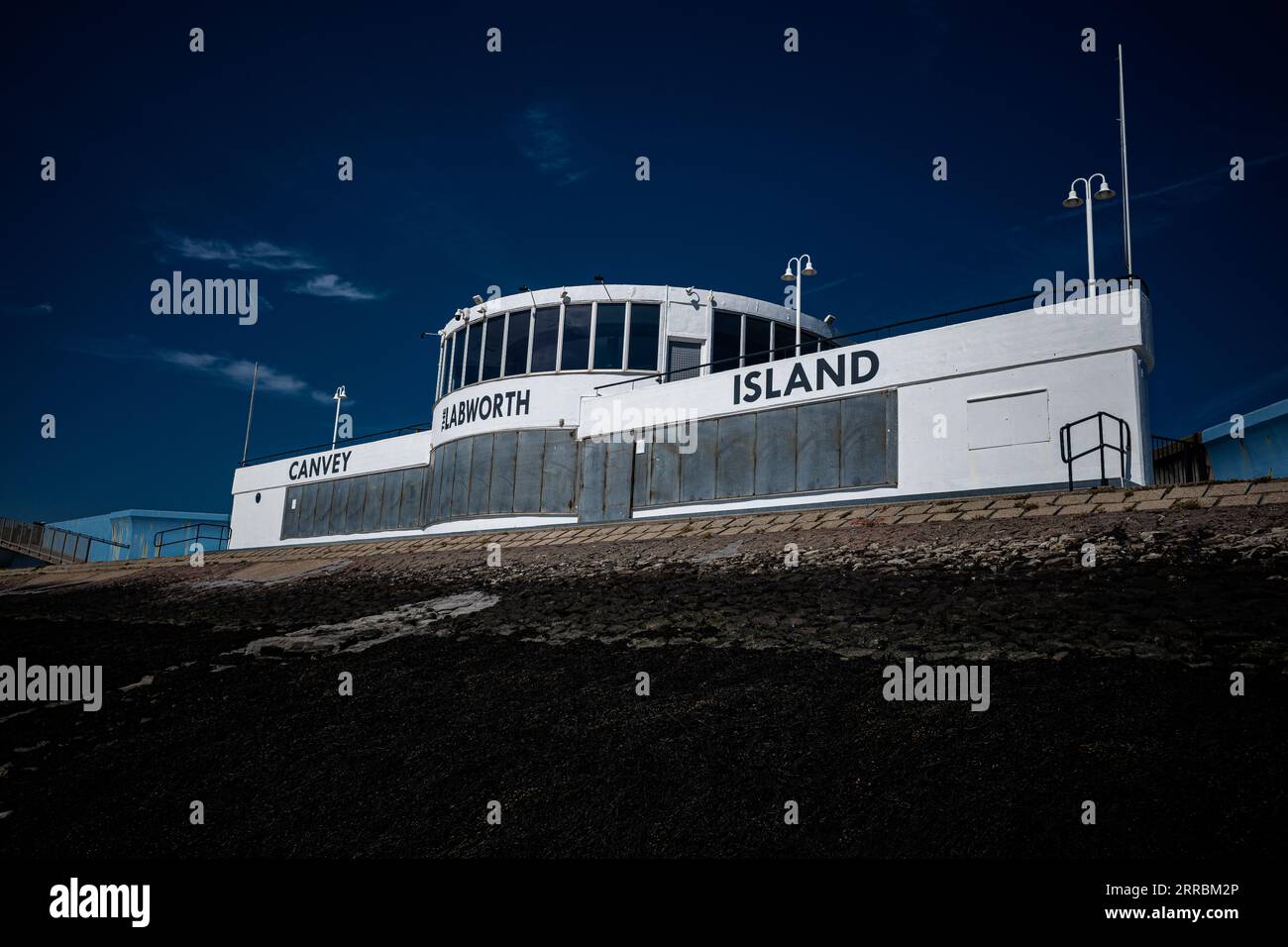 Das Labworth Cafe, Canvey Island. Labworth Cafe & Restaurant Canvey Island Essex UK. Moderner internationaler Stil, 1932–1933, Designer Ove Arup. Stockfoto