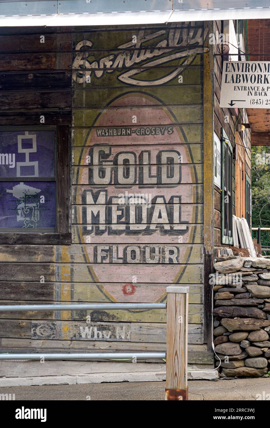 Goldmedaille Mehl verblasst in Marlboro, New York Stockfoto