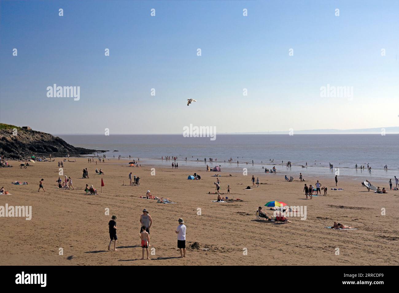 Whitmore Bay, Barry Island, September 2023. Stockfoto