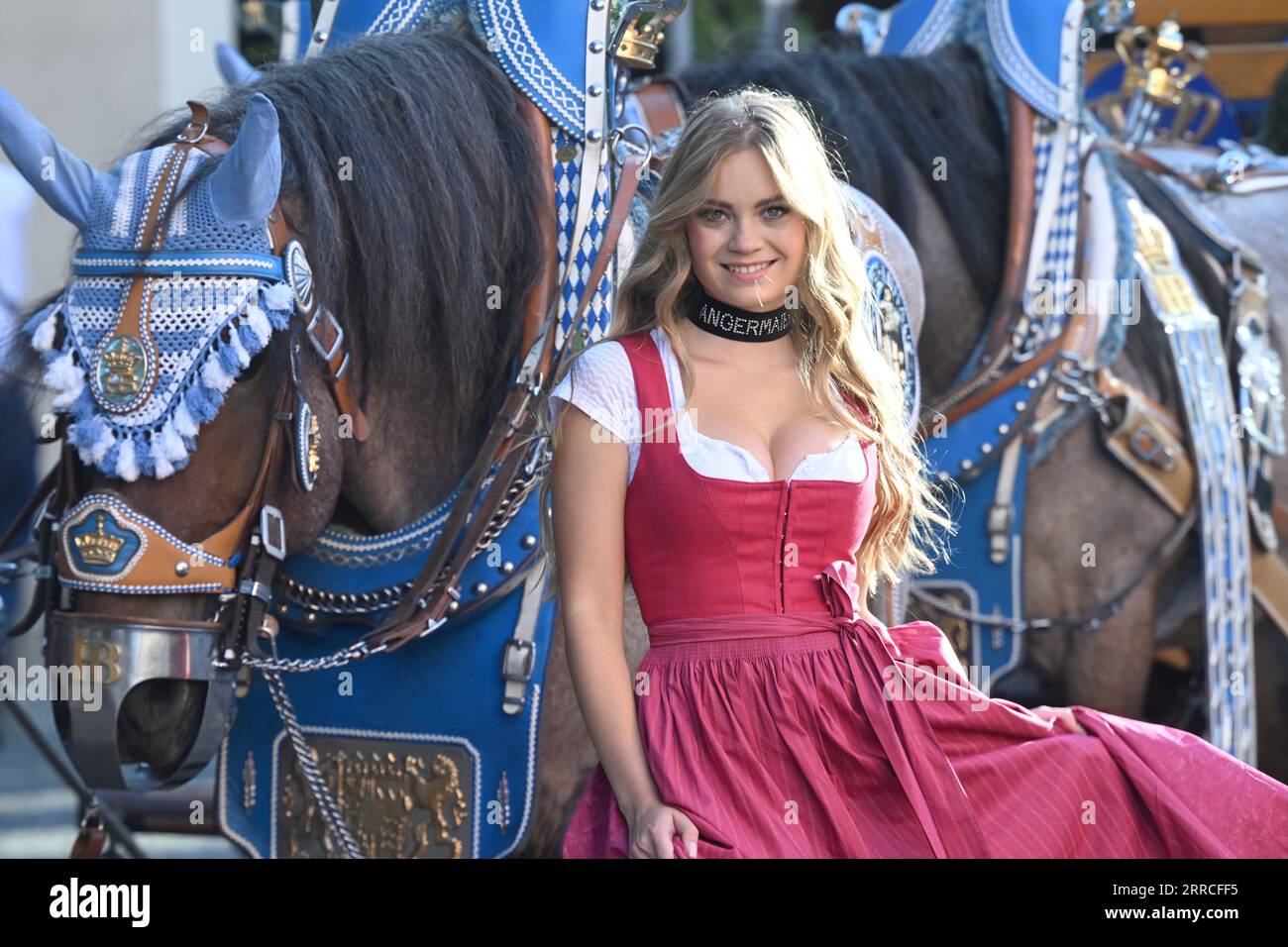 München, Deutschland. September 2023. Die Wiesn Playmate 2023, Laura