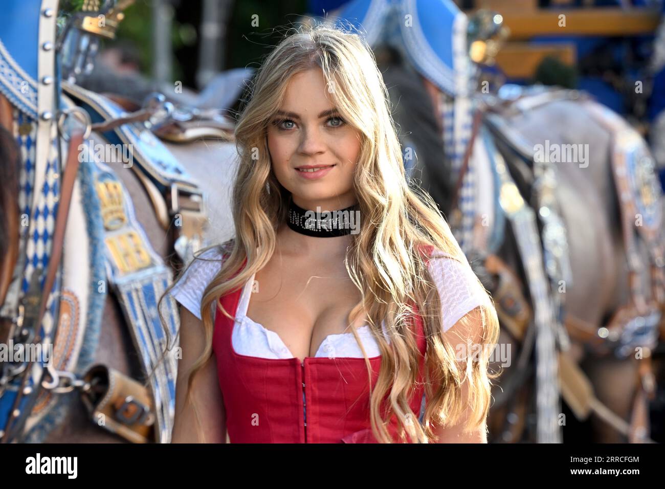 München, Deutschland. September 2023. Die Wiesn Playmate 2023, Laura
