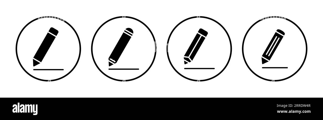 Symbolvektor bearbeiten. Dokumentzeichen und Symbol bearbeiten. Bleistift Stock Vektor Symbolvektor bearbeiten. Dokumentzeichen und Symbol bearbeiten. Bleistift Stock Vektor
