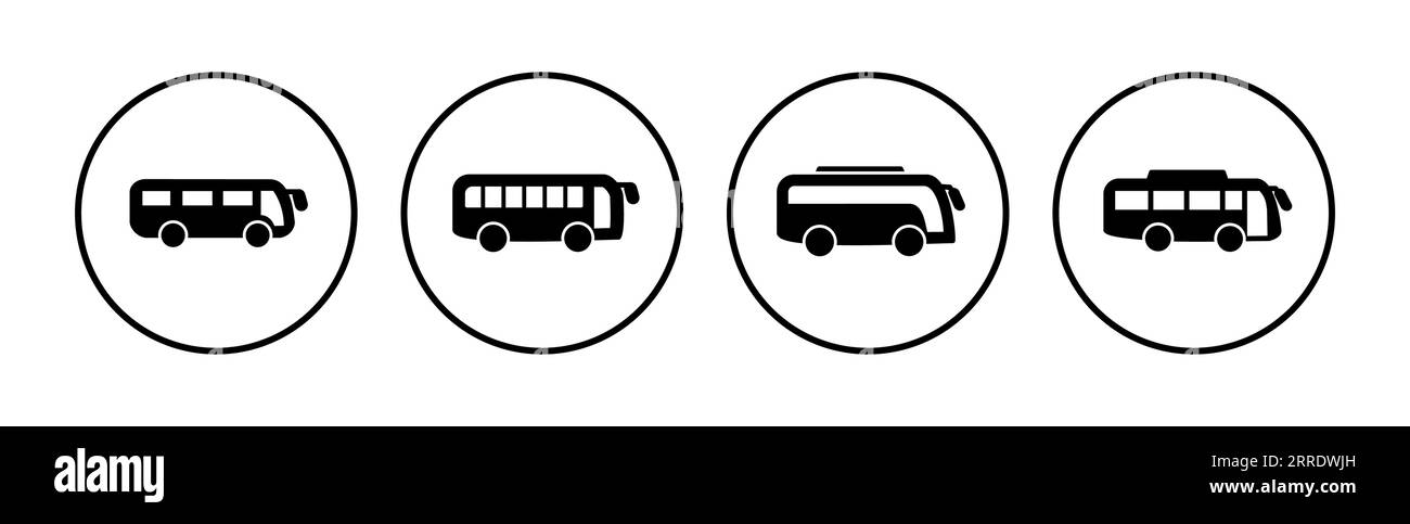 Bus-Symbol-Vektor. Bus-Vektorsymbol Stock Vektor Bus-Symbol-Vektor. Bus-Vektorsymbol Stock Vektor