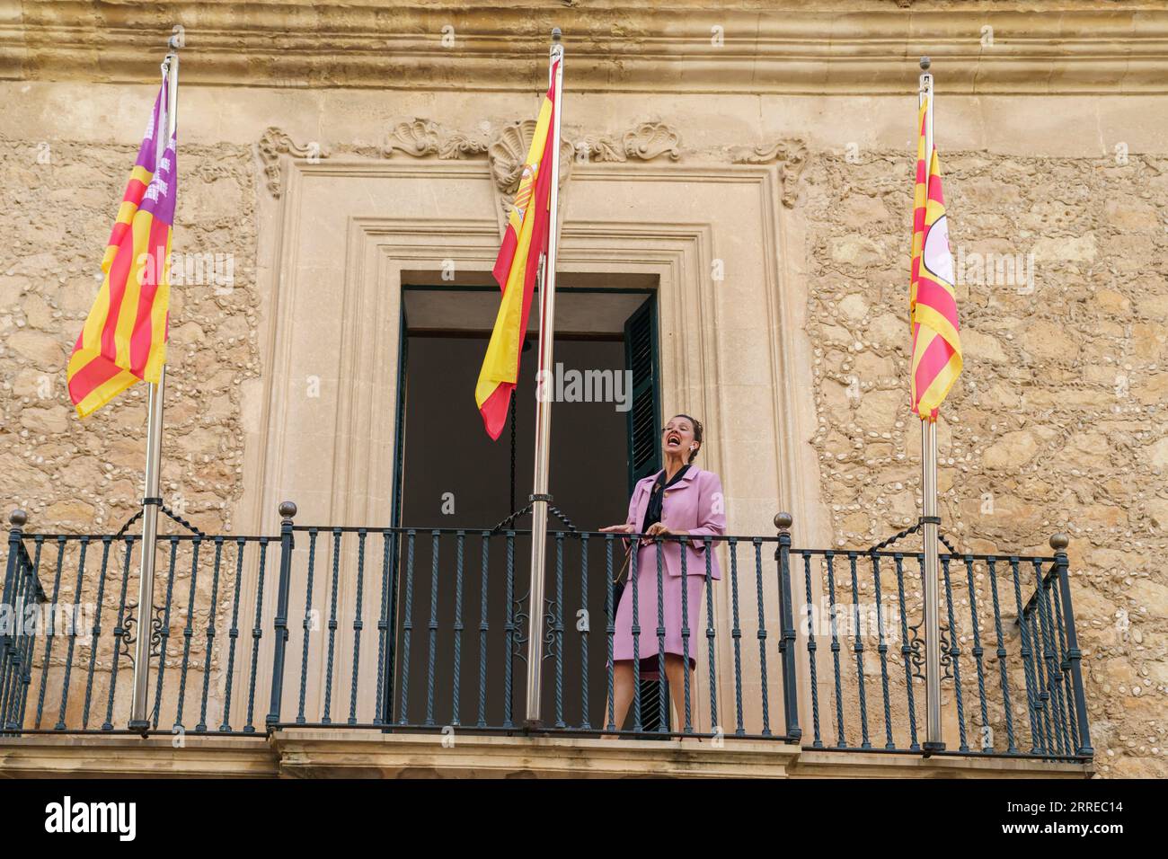 Torna, Lònia Guiu. De Maria Antònia Oliver, Manacor, Mallorca, Balearen, Spanien. Stockfoto