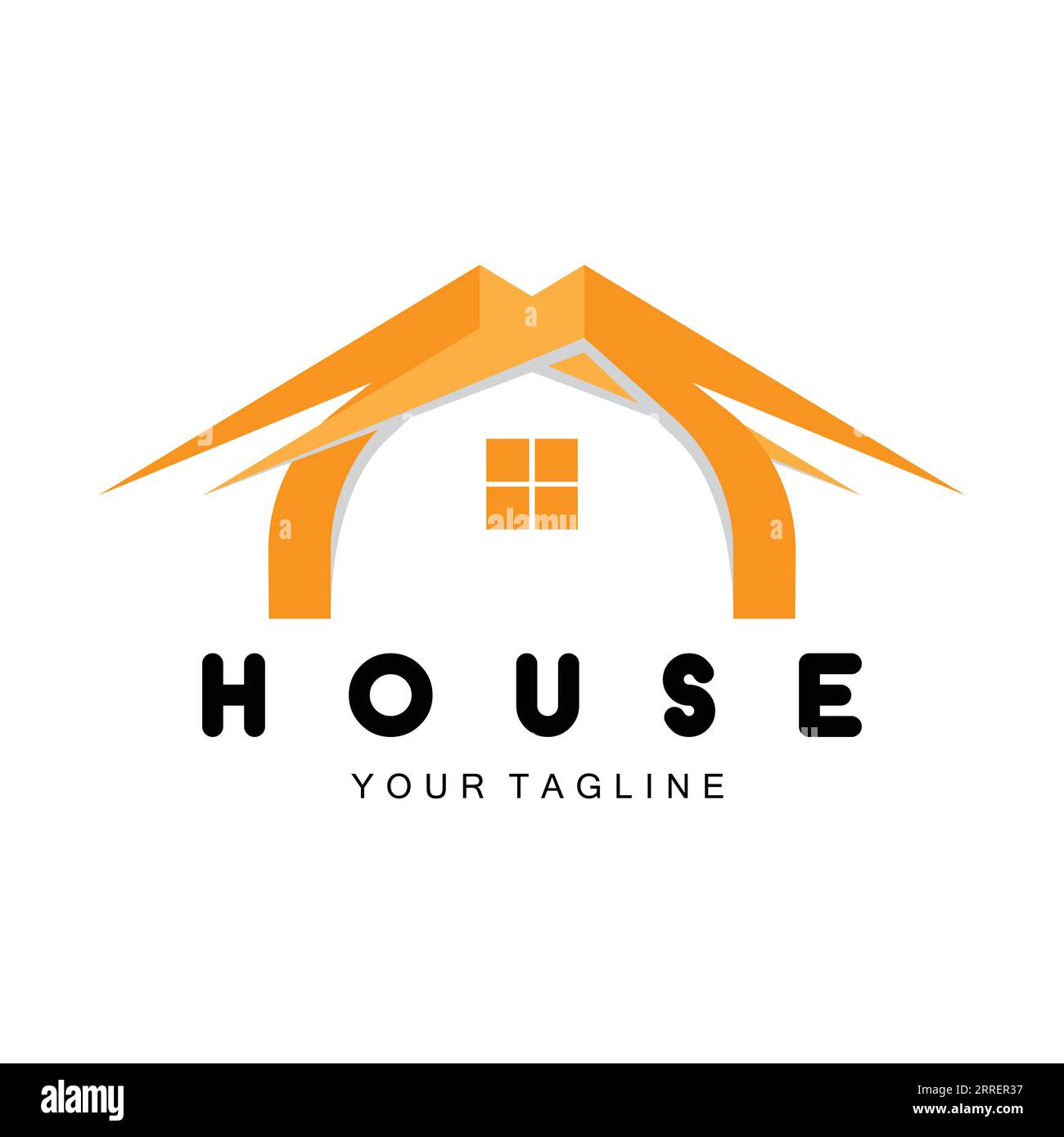 Home Design Logo, Building Logo, Eigentum Und Bauunternehmen Symbol Stock Vektor