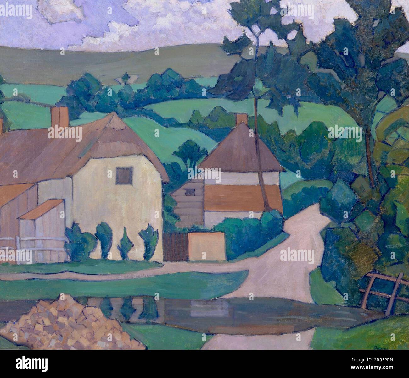 Robert Bevan - der Ford - 1919 Stockfoto