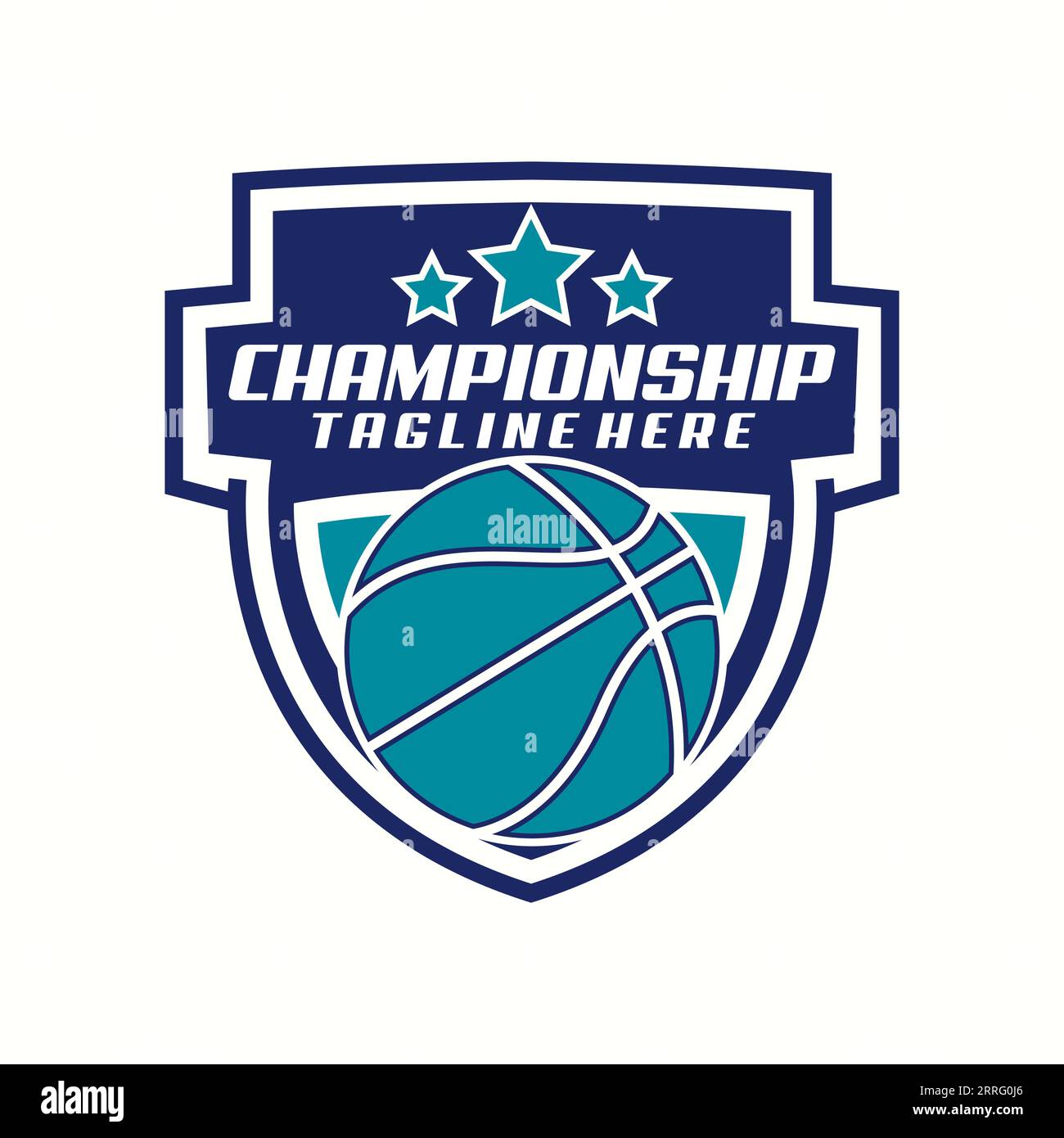 Design-Vektor mit Basketball-Logo Stock Vektor