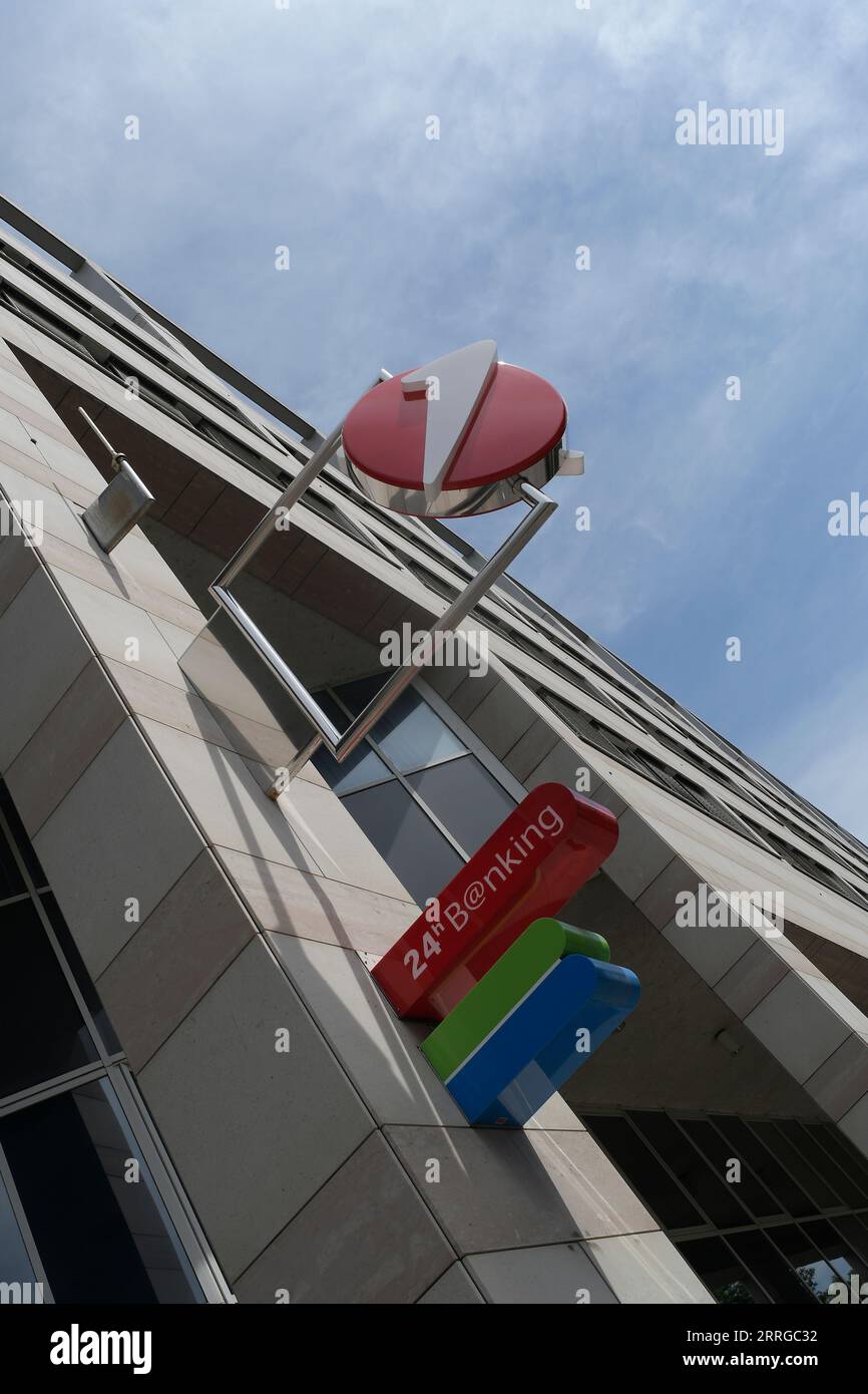 Wien, Österreich. Die Bank Austria ist eine österreichische Bank Stockfoto