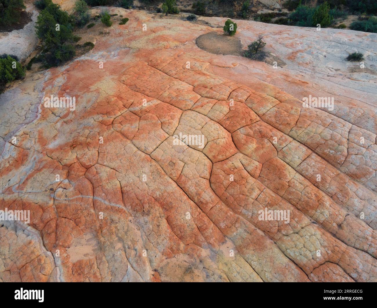 Luftaufnahme von Yellow Rock in der Nähe von Kanab, Utah Stockfoto