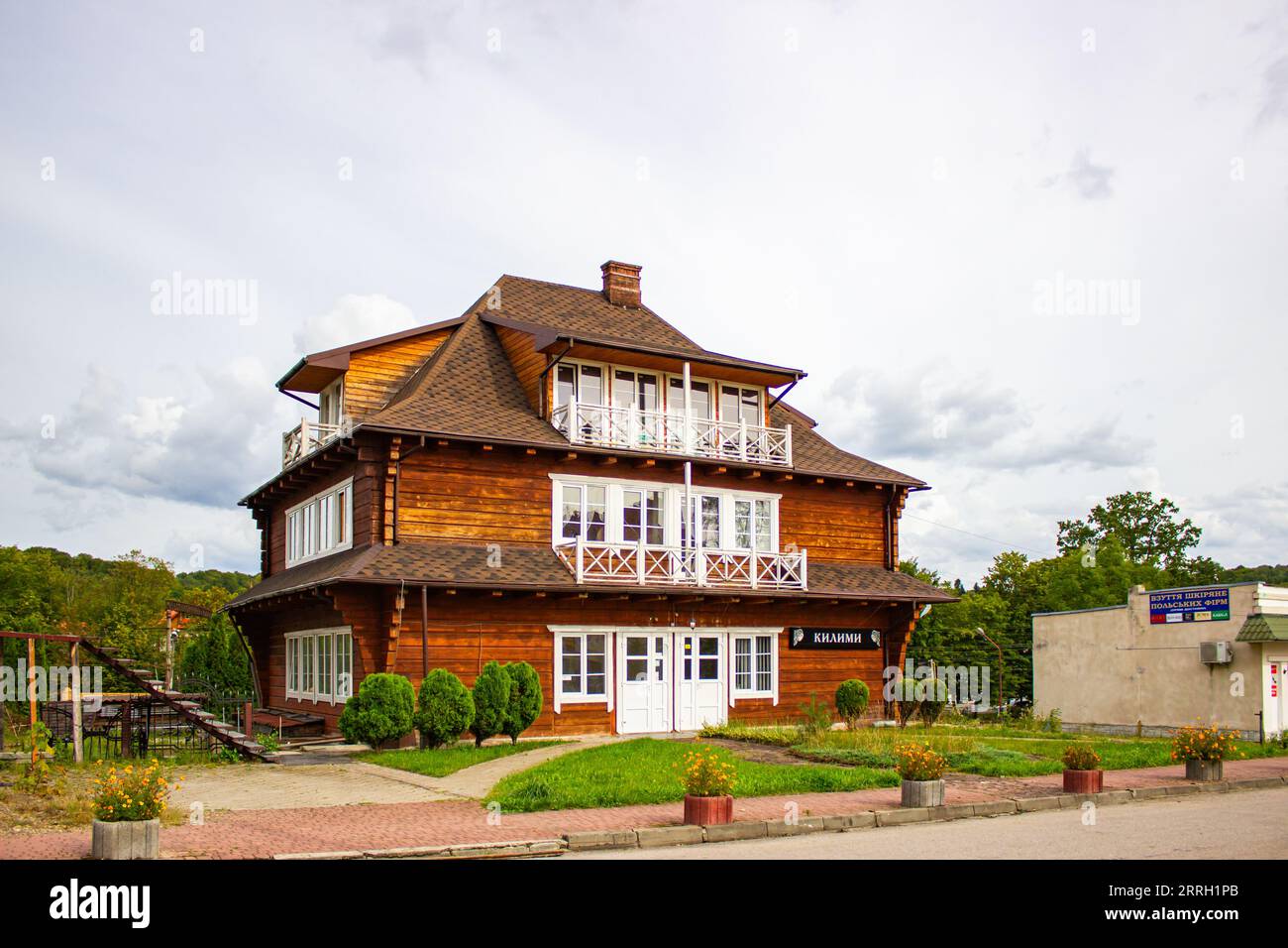 Morshyn, Ukraine - 30. August 2023: Balneologischer Kurort Morshyn Stockfoto