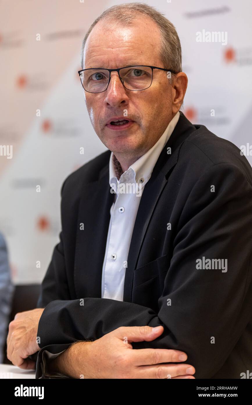 Limburg, Deutschland. September 2023. Caspar Söling, bischöflicher Vertreter für die Umsetzung der MHG-Projektergebnisse. Quelle: Christian Lademann/dpa/Alamy Live News Stockfoto