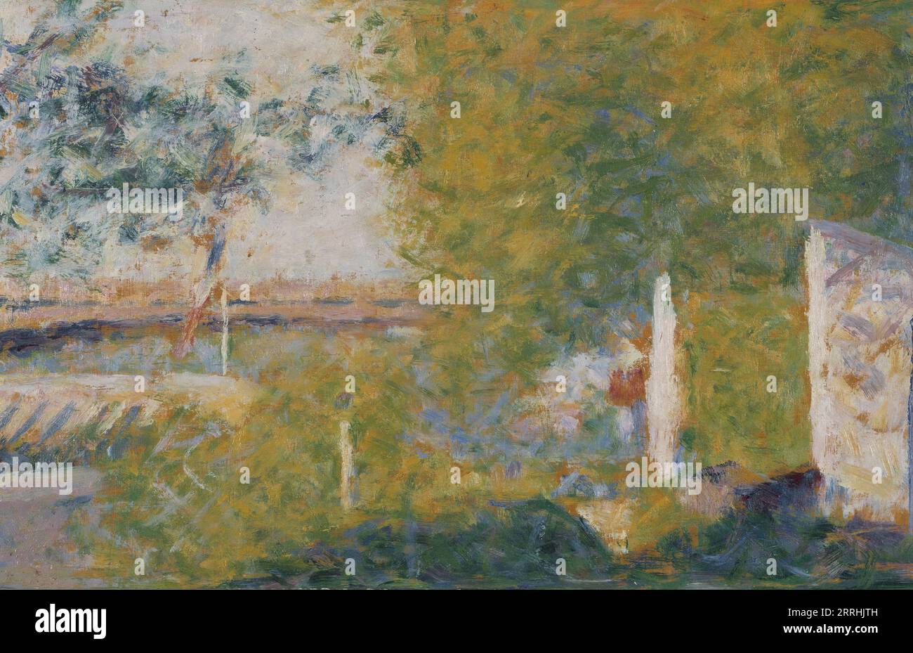 Die Brücke in Bineau, Unbekanntes Datum. Stockfoto