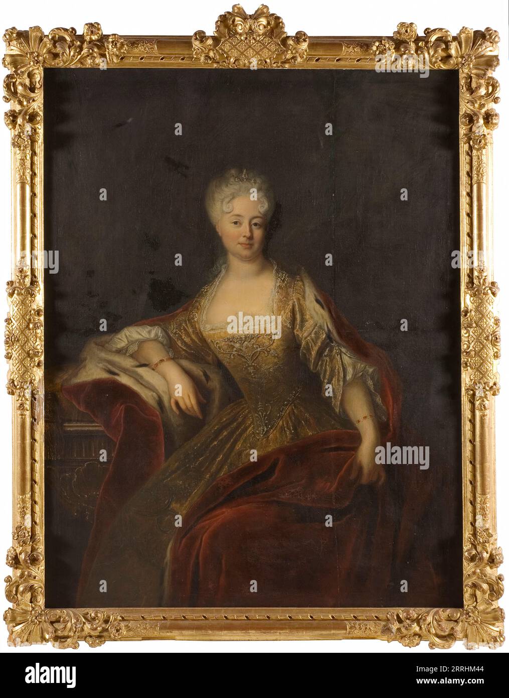 Johanna Charlotta, 1682-1750, Prinzessin von Anhalt-Dessau, 18. Jahrhundert. Weitere Informationen: Porträt von Prinzessin Johanna Charlotte von Anhalt-Dessau (1682–1750), Ehefrau von Philipp Wilhelm von Brandenburg-Schwedt Stockfoto