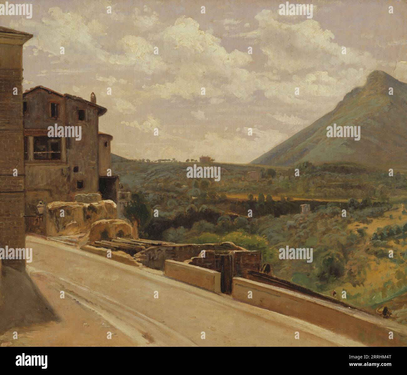Italienische Landschaft, Unbekanntes Datum. Stockfoto