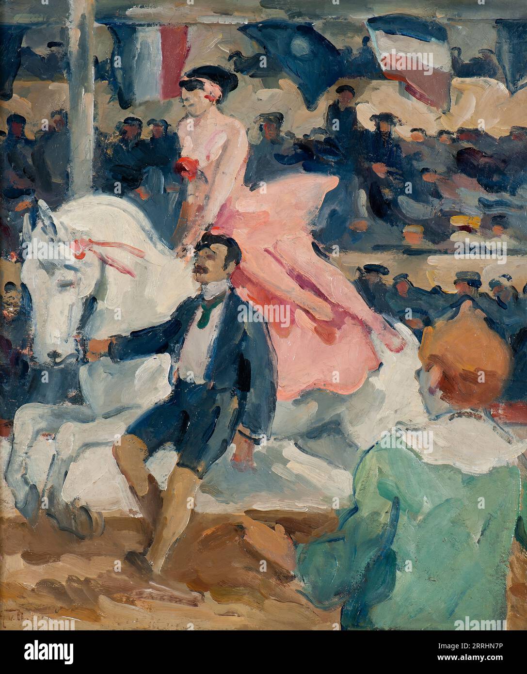 Pferderin, 1919. Stockfoto