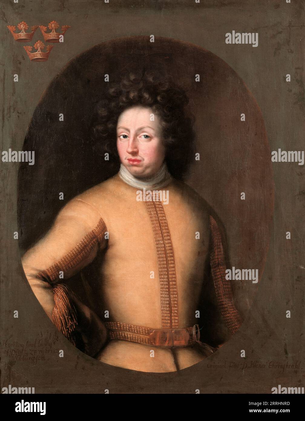 Karl XI., 1655-1697, König von Schweden, Pfalzgraf von Zweibr&#xfc;cken, 1685. Stockfoto