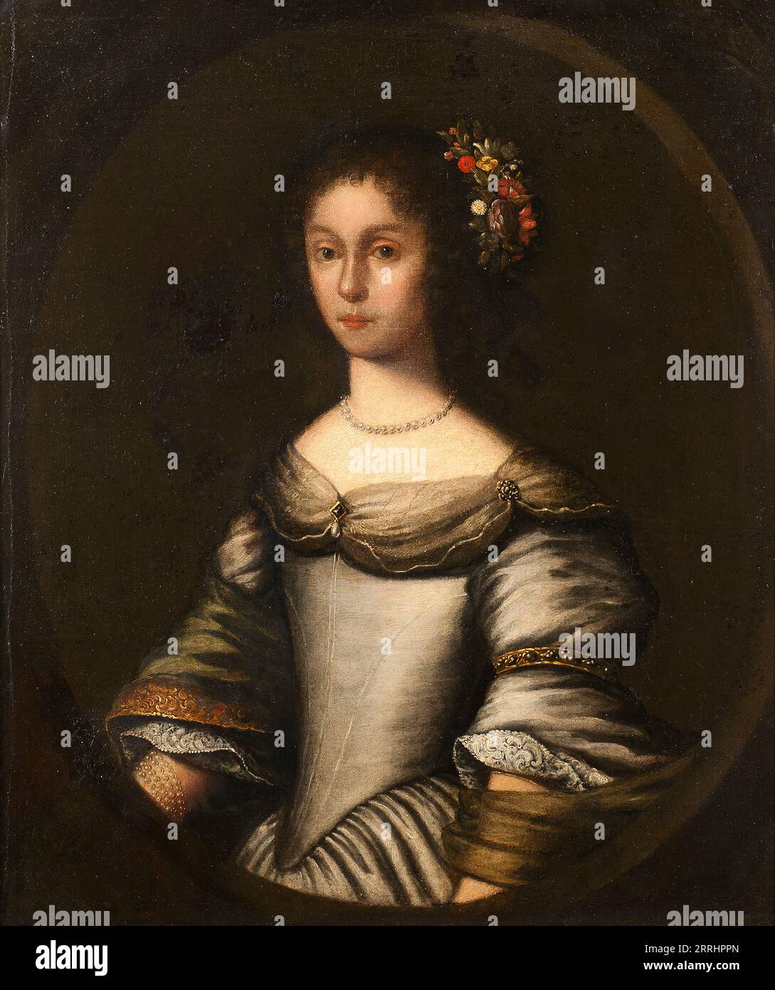 Elsa cRUus aus Edeby, 1631–1716, verheiratet mit Krister Bonde, 17. Jahrhundert. Stockfoto