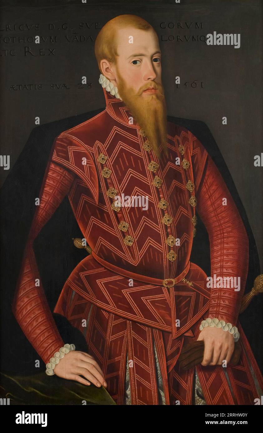 Erik XIV. König von Schweden 1533-1577, Mitte des 16. Jahrhunderts. Stockfoto