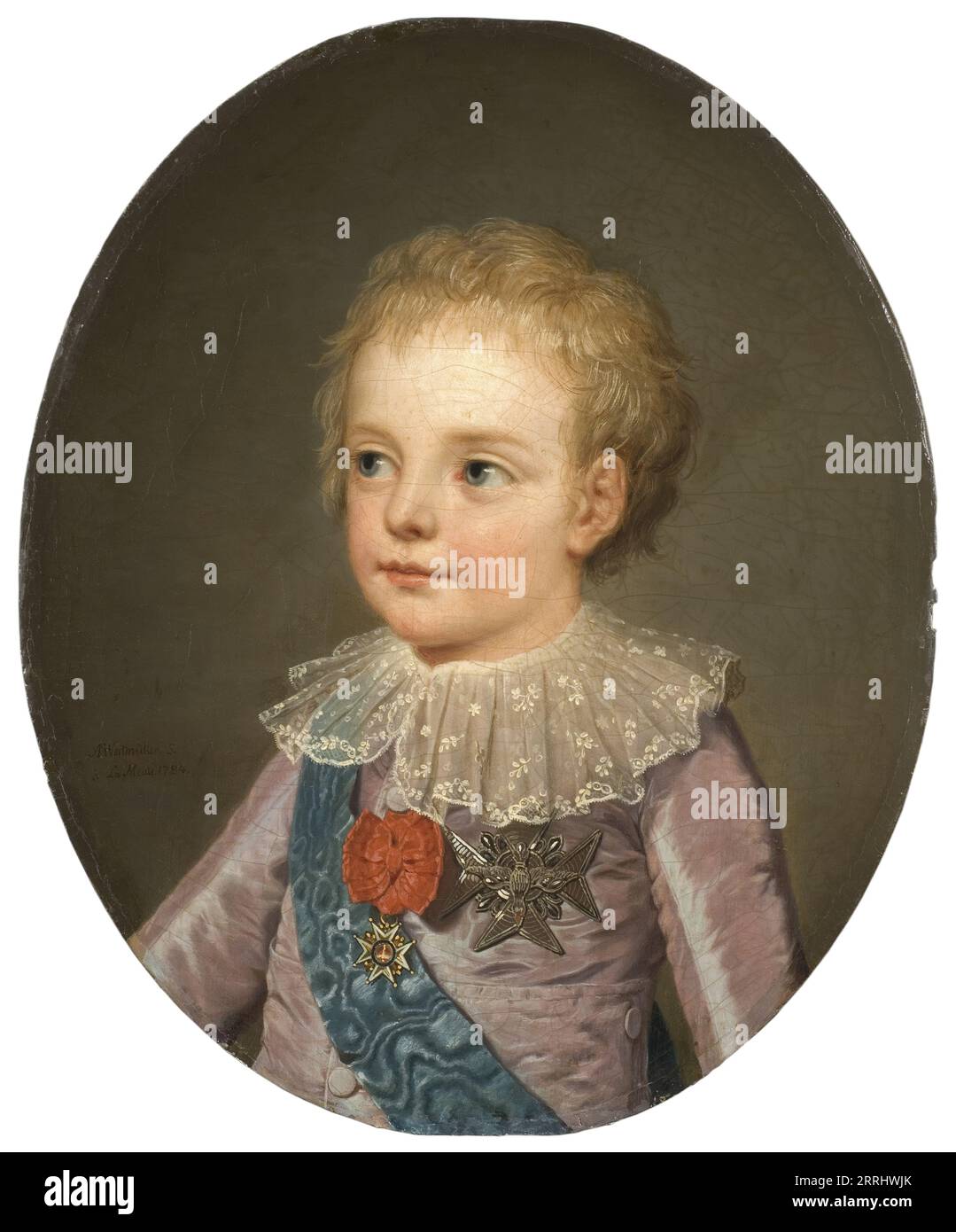 Crownprince, Le Dauphin, Louis-Joseph-Xavier-Fran&#xe7;ois of France (1781-1789), 1784. Stockfoto