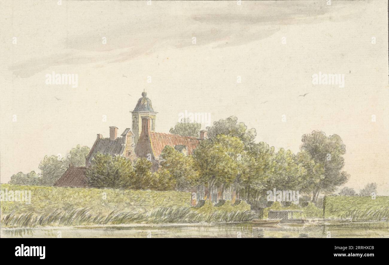 Pfauengarten an der Amstel, 1757-1805. Stockfoto