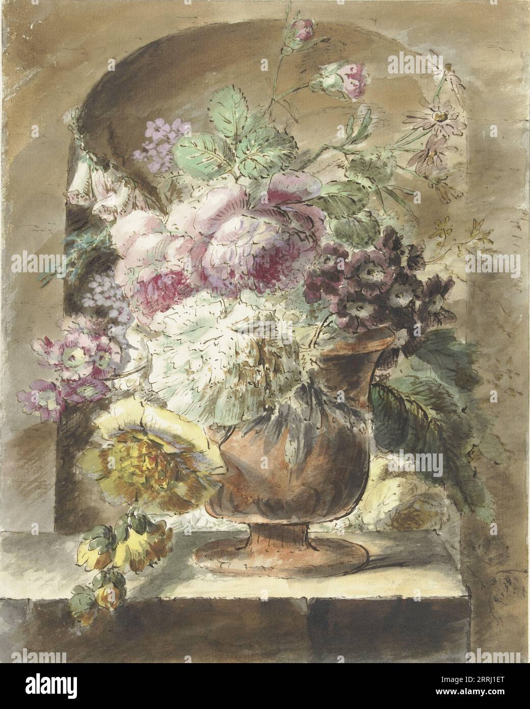 Blumen, 1745-1784. Stockfoto