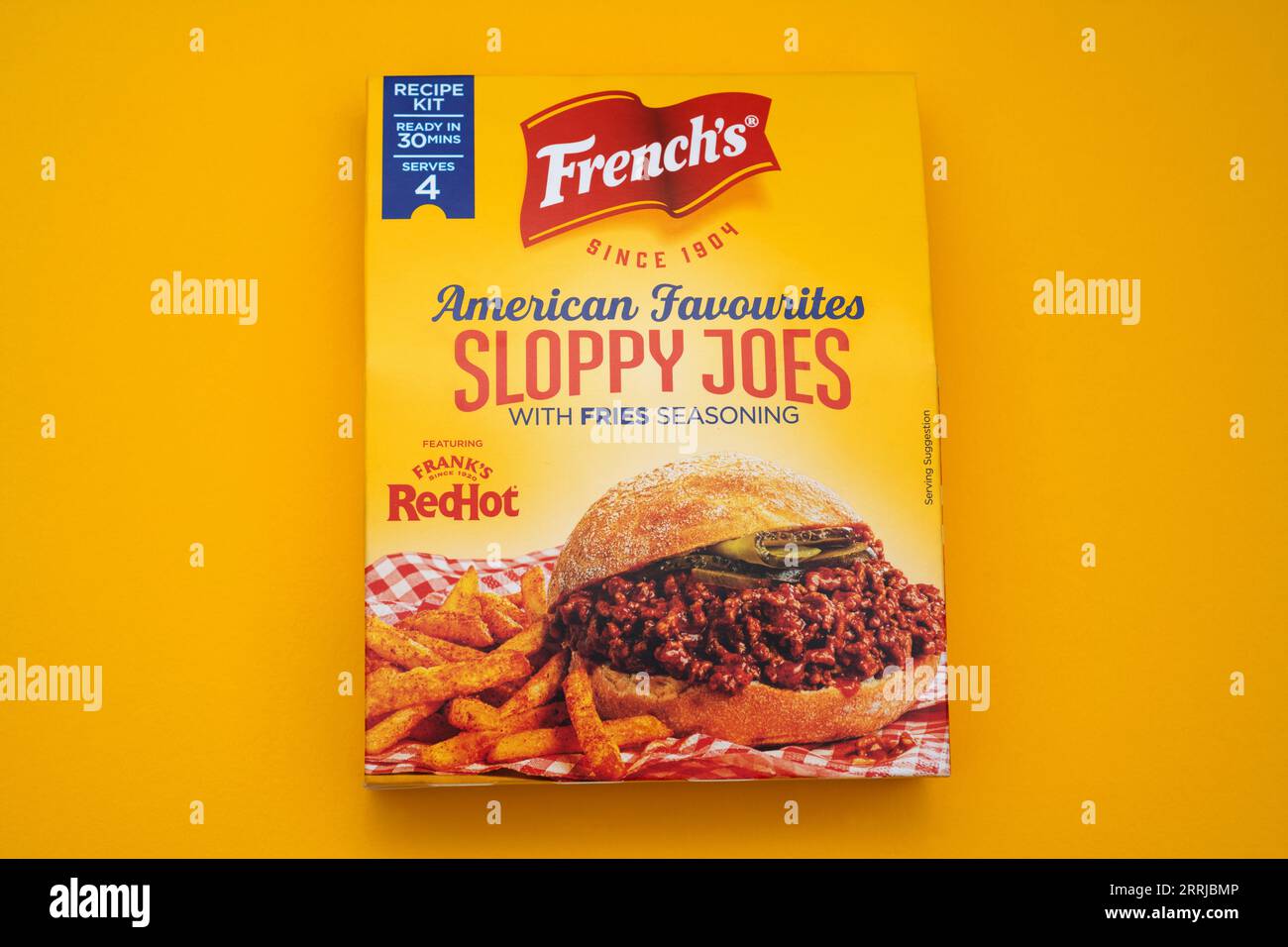 French's Sloppy Joes Rezept Mix Stockfoto