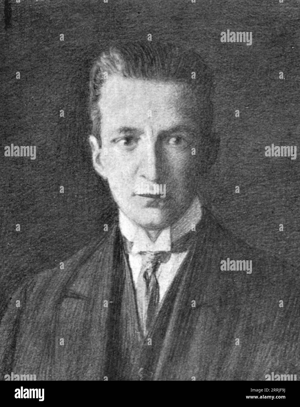 "Le Nouveau Regime; M. Alexandre Kerenski, Chef du Parti travailliste, ministre de la Justice",1917. Erster Weltkrieg: Das neue Regime - Alexander Kerenski, Führer der Arbeiterpartei, russischer Justizminister. Aus L’Album de la Guerre 1914-1919, Band 2 [L’Illustration, Paris, 1924]. Stockfoto