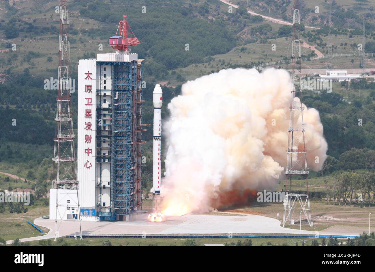 220804 TAIYUAN, 4. August 2022 Eine lange Trägerrakete vom März