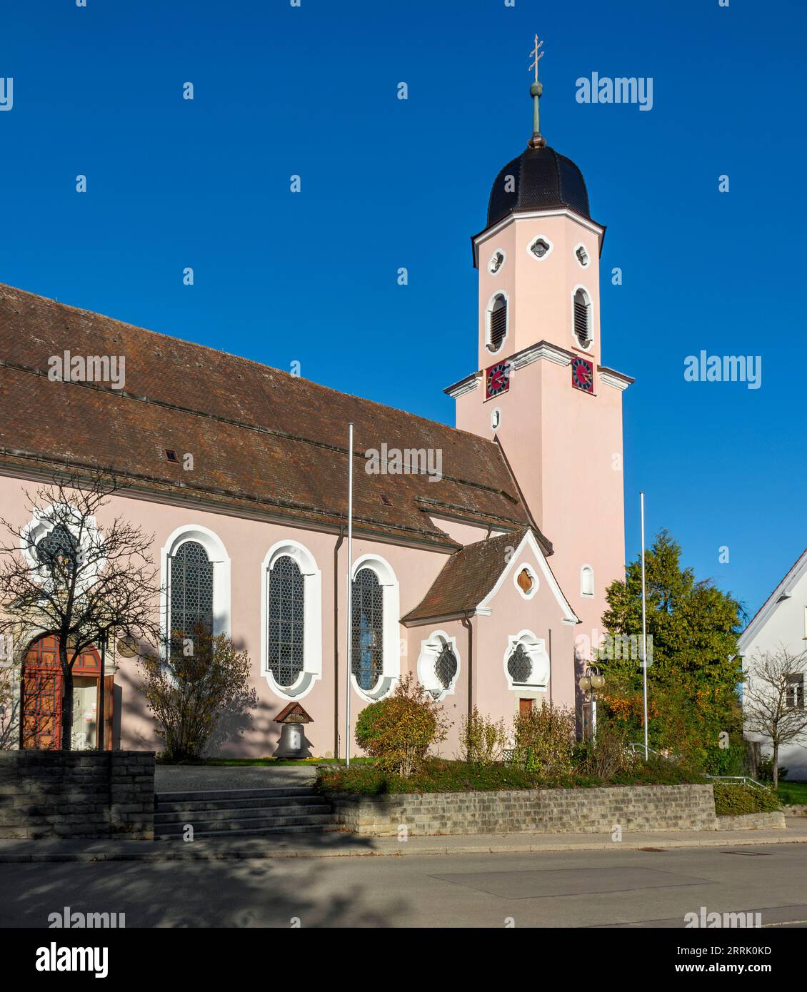 St. Martinskirche im Landkreis Großengstingen, Engstingen Stockfoto