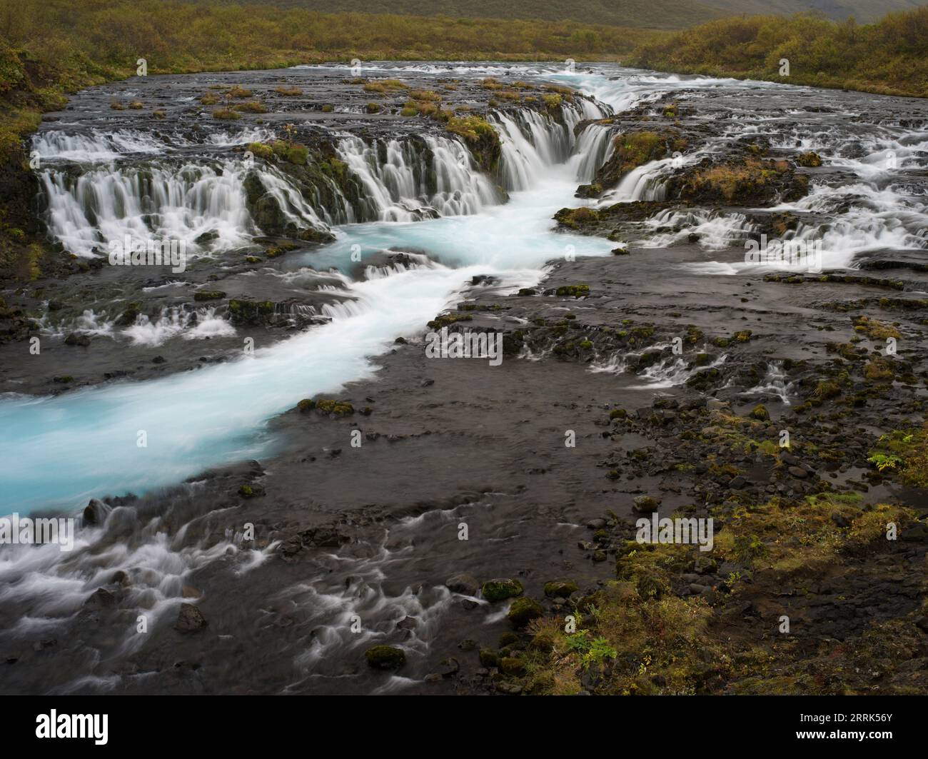 Bruarfoss, Island Stockfoto