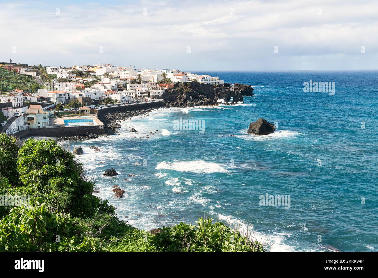 Teneriffa, Kanarische Insel, Nordküste, San Juan de la Rambla, Sendero las Aguas, beliebter Wanderweg Stockfoto
