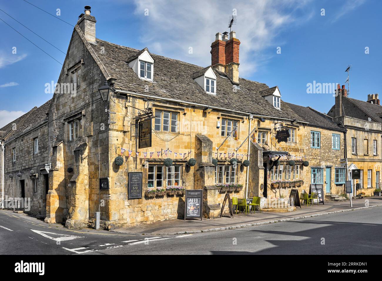 Corner Cupboard Inn, Winchcombe, England, UK Gloucestershire, England, Großbritannien Stockfoto