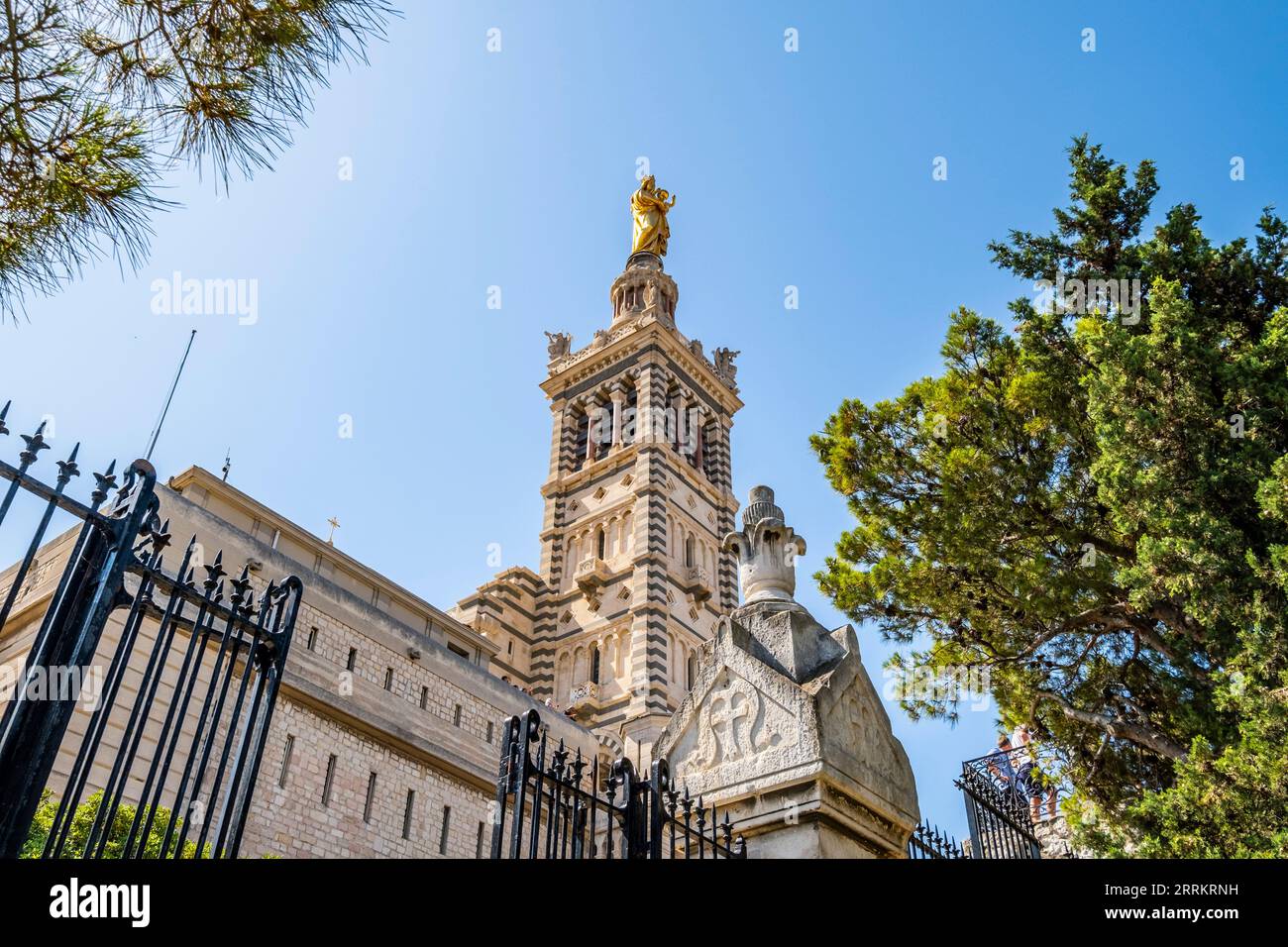 Notre-Dame de la Garde in Marseille, Provence, Südfrankreich, Frankreich, Europa Stockfoto