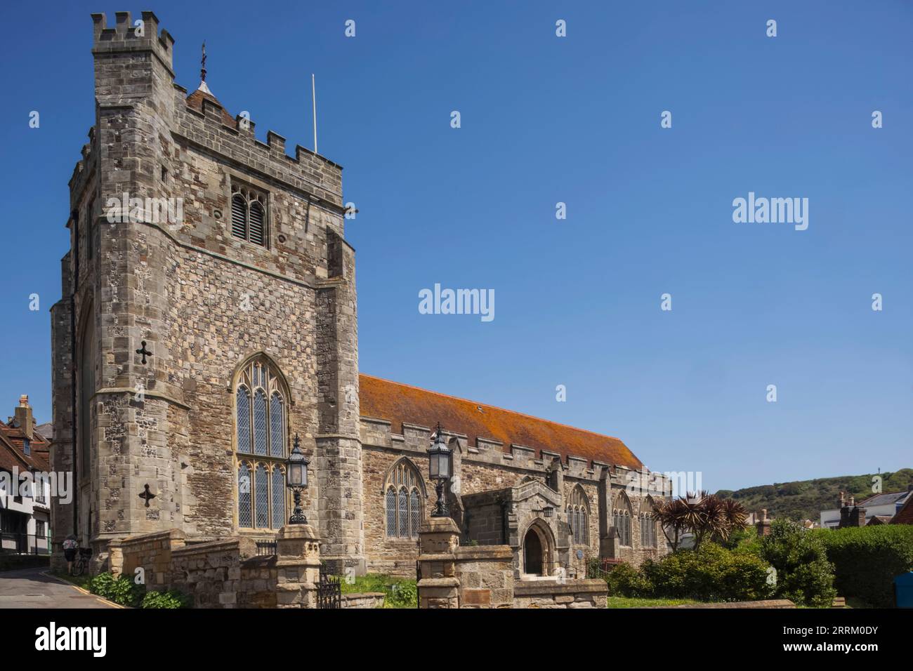 England, Sussex, East Sussex, Hastings, Die Altstadt, St. Clement's Kirche Stockfoto