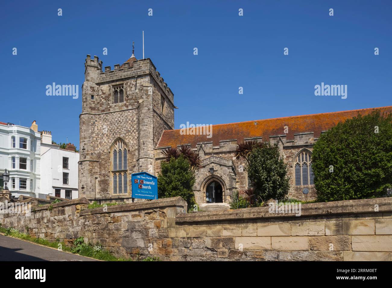 England, Sussex, East Sussex, Hastings, Die Altstadt, St. Clement's Kirche Stockfoto