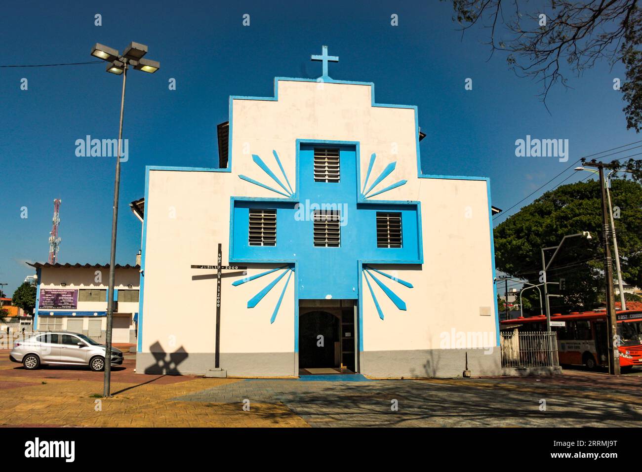 Kirche unserer Lieben Frau von der Empfängnis, im Viertel Monte Castelo, São Luís, Maranhão nordöstlich von Brasilien, Südamerika Stockfoto