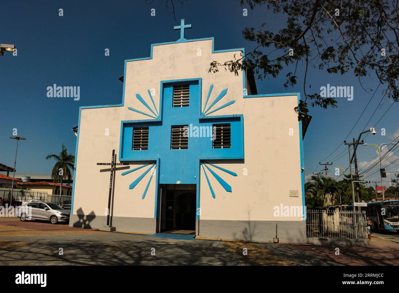 Kirche unserer Lieben Frau von der Empfängnis, im Viertel Monte Castelo, São Luís, Maranhão nordöstlich von Brasilien, Südamerika Stockfoto