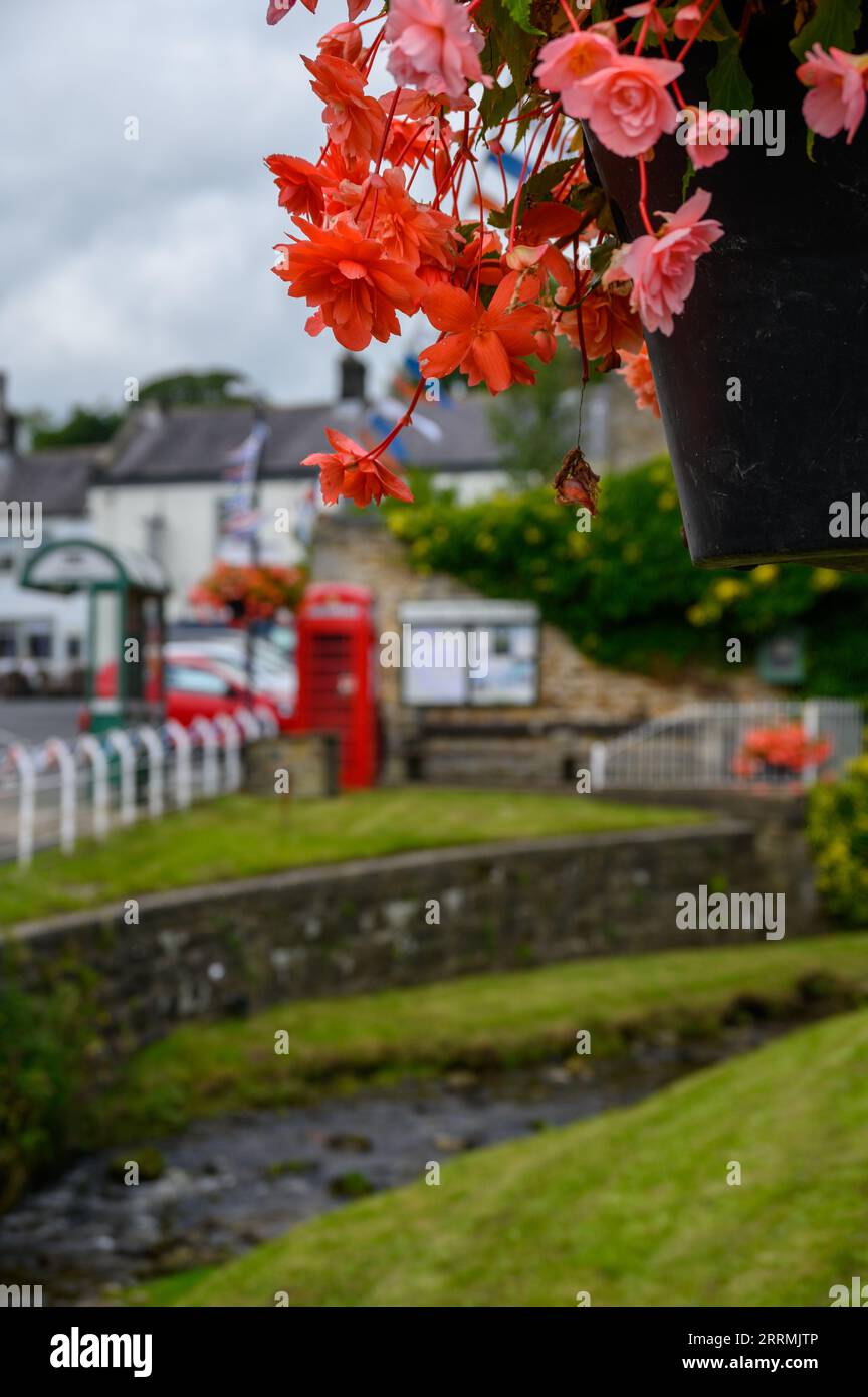 Waddington ist ein kleines Dorf, 3 km nordwestlich von Clitheroe im Ribble Valley, Lancashire, England. Stockfoto