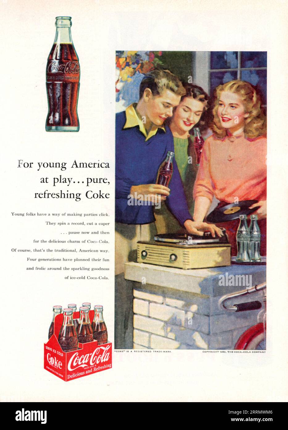 Vintage „Good Housekeeping“, Ausgabe Oktober 1953, USA Stockfoto