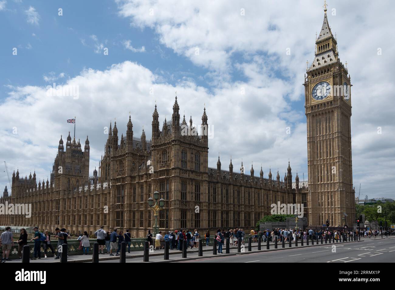 Big Ben und Palace of Westminster, London, England Stockfoto