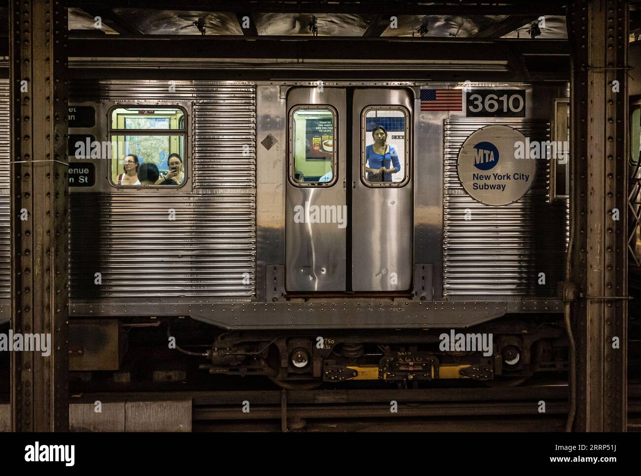 Canal Street (IND Eighth Avenue Line) U-Bahn Station Manhattan New York, New York, USA Stockfoto