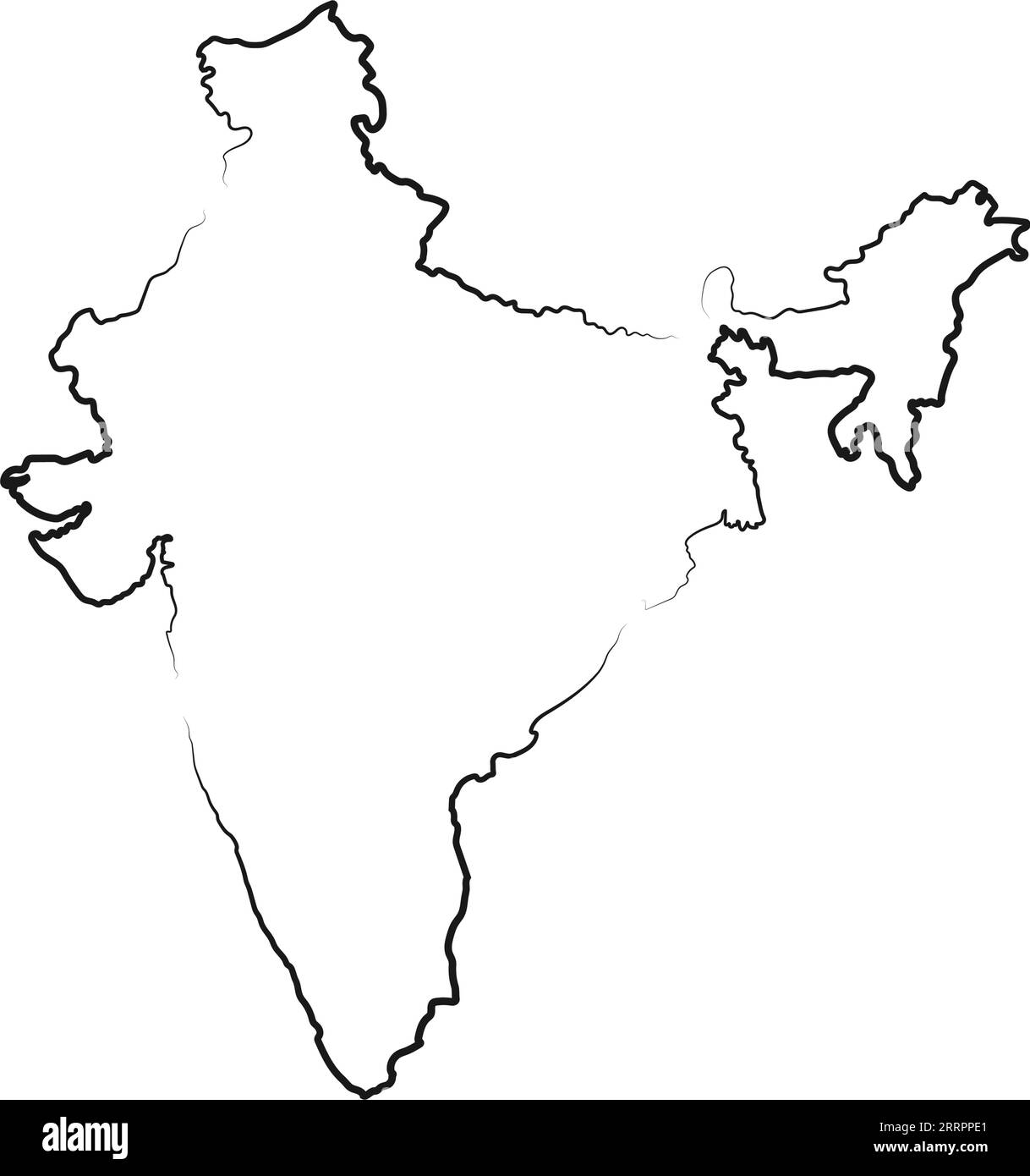 indien Kartensymbol Vektor Illustration Design Stock Vektor