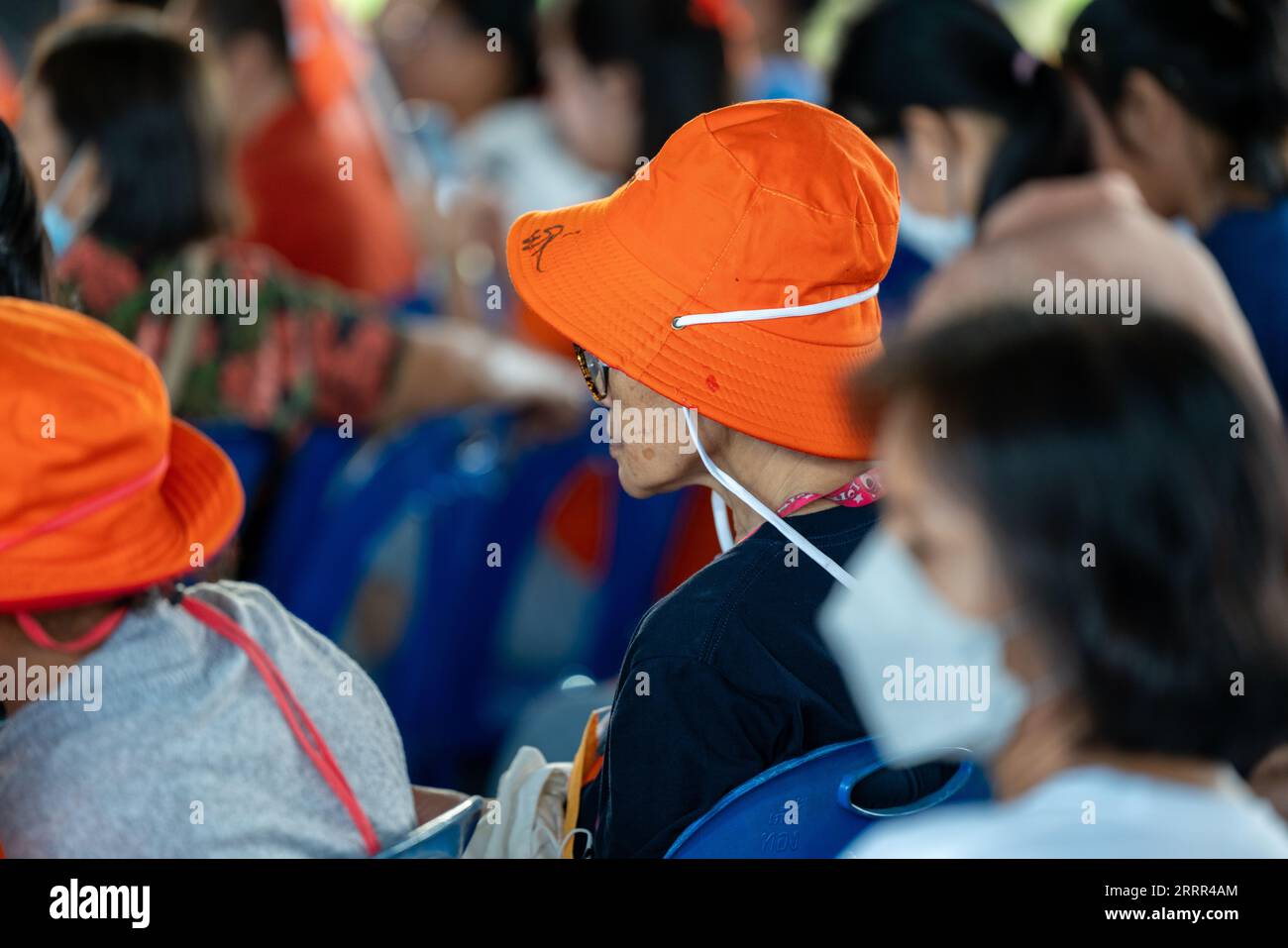 Move Forward Party Election Campaign in Rayong - September 2023 Stockfoto