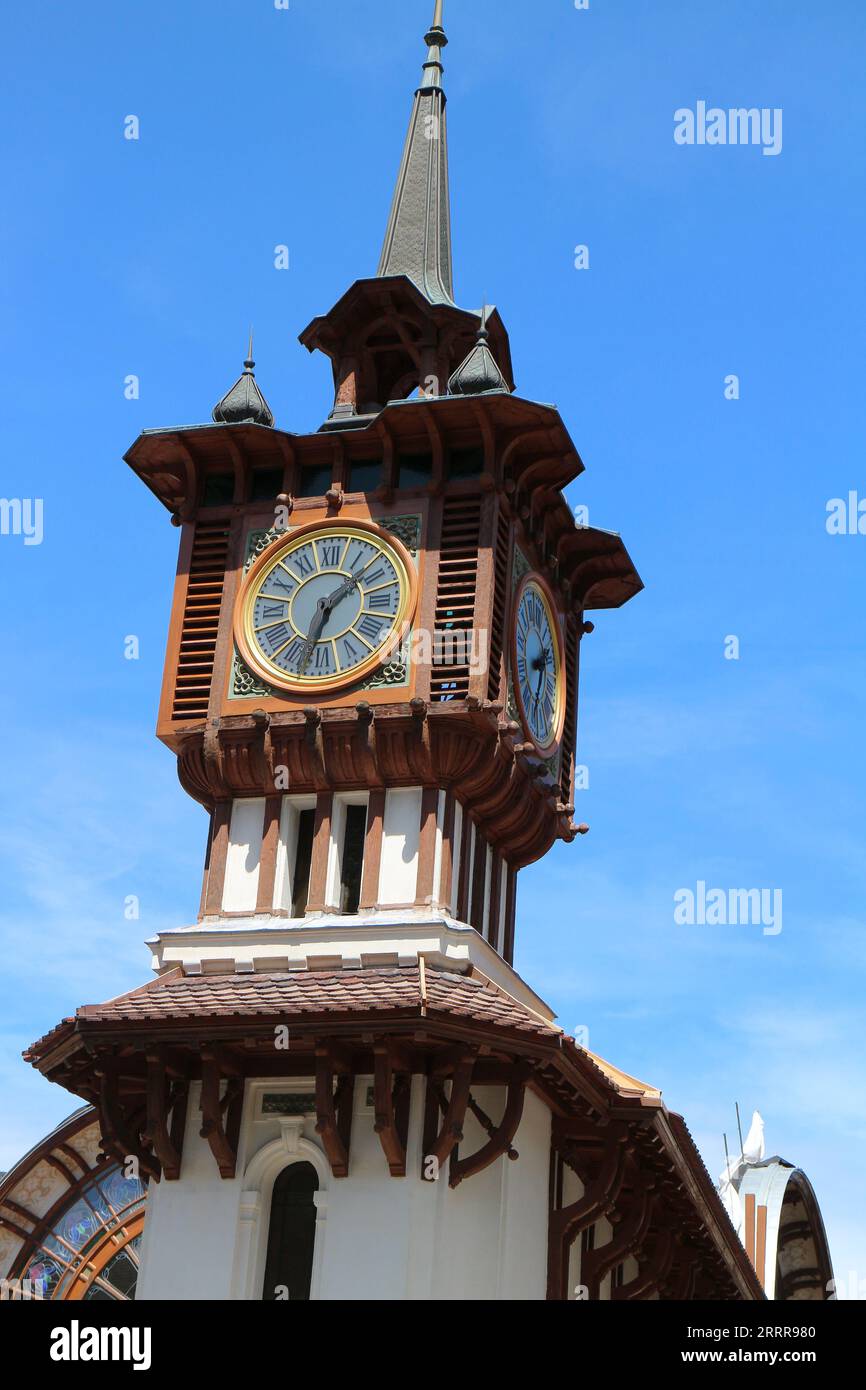 Evian Source Cachat Stockfoto