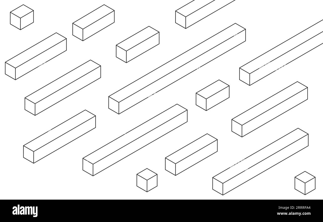 Schräg geneigter 3D-Geschwindigkeitslinien Hintergrund Stock Vektor