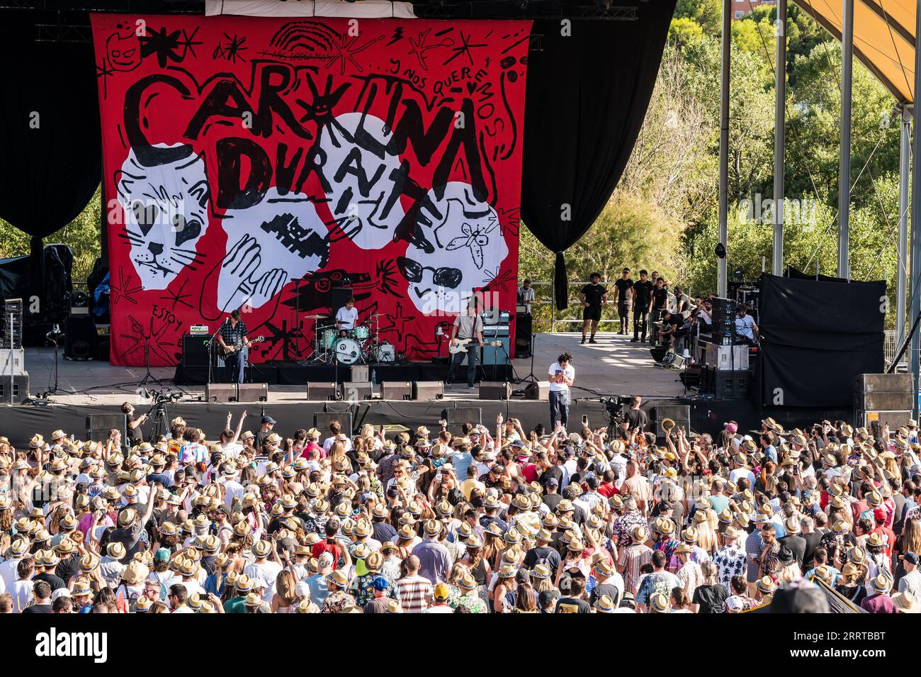 Festival Vive Latino, edición España 2023. El Festival acogió en Zaragoza a artistas como Juanes, Andrés Calamaro, Ana Tijoux, M-CLAN o Delaporte. Stockfoto