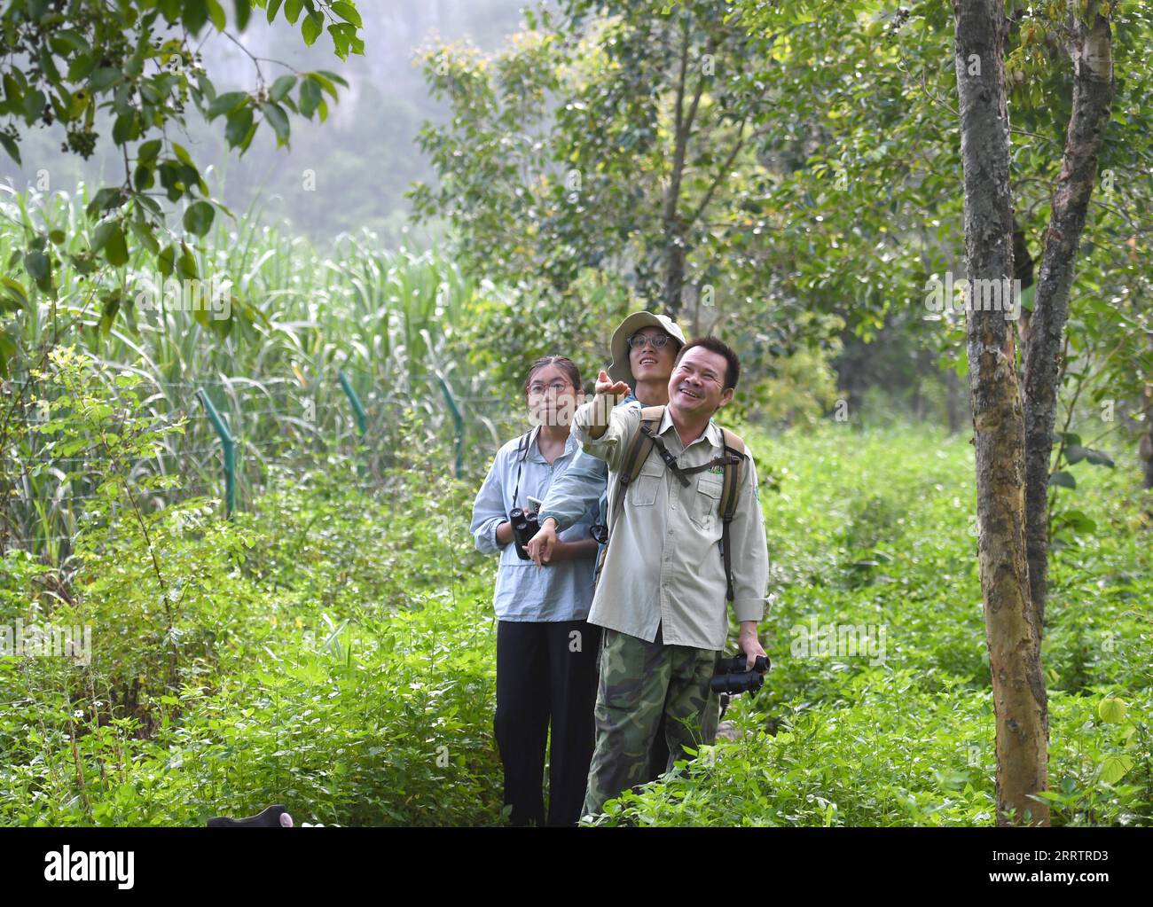230807 CHONGZUO, 7. August 2023 die Forscher Li Wenqin C und Liu